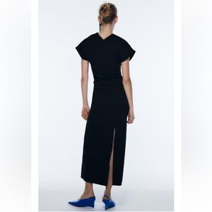 Zara Draped Midi/Maxi Dress